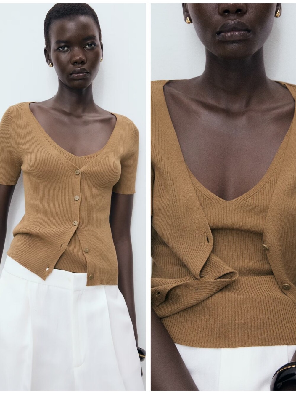 MANGO Combination Top